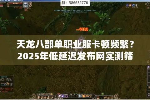 天龙八部单职业服卡顿频繁？2025年低延迟发布网实测筛选法