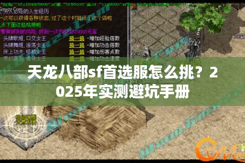 天龙八部sf首选服怎么挑?2025年实测避坑手册 天龙八部sf首选服怎么挑?2025年实测避坑手册