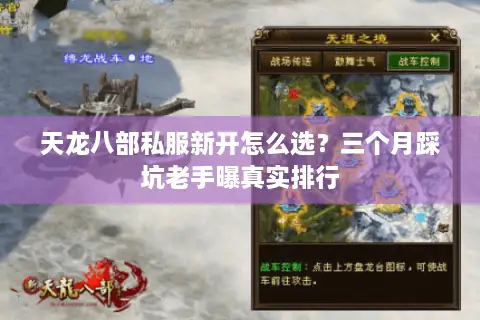 天龙八部私服新开怎么选？三个月踩坑老手曝真实排行
