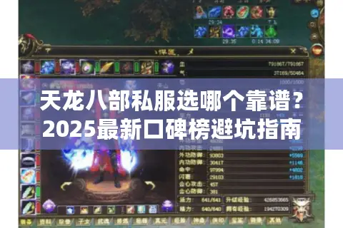 天龙八部私服选哪个靠谱？2025最新口碑榜避坑指南