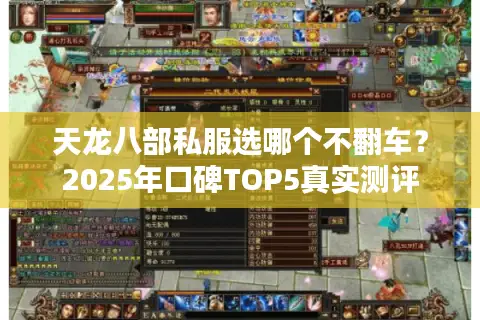 天龙八部私服选哪个不翻车？2025年口碑TOP5真实测评