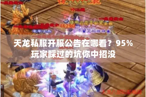 天龙私服开服公告在哪看？95%玩家踩过的坑你中招没