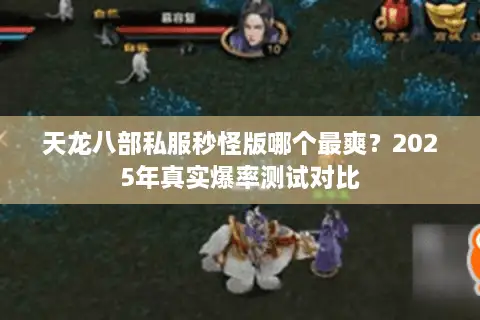 天龙八部私服秒怪版哪个最爽?2025年真实爆率测试对比 天龙八部私服秒怪版哪个最爽?2025年真实爆率测试对比