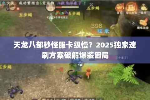 天龙八部秒怪服卡级慢？2025独家速刷方案破解爆装困局