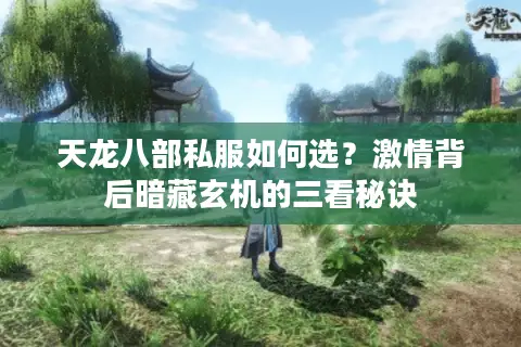 天龙八部私服如何选？激情背后暗藏玄机的三看秘诀