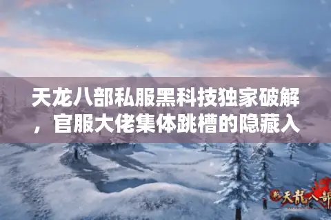 天龙八部私服黑科技独家破解，官服大佬集体跳槽的隐藏入口