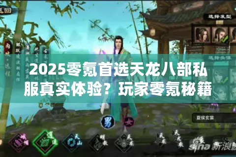 2025零氪首选天龙八部私服真实体验？玩家零氪秘籍大公开