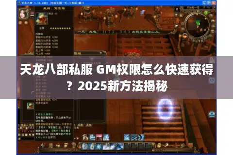天龙八部私服 GM权限怎么快速获得?2025新方法揭秘 天龙八部私服 GM权限怎么快速获得?2025新方法揭秘