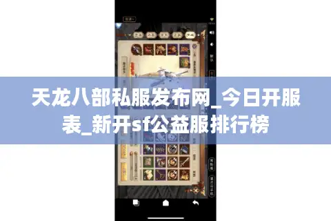天龙八部私服发布网_今日开服表_新开sf公益服排行榜