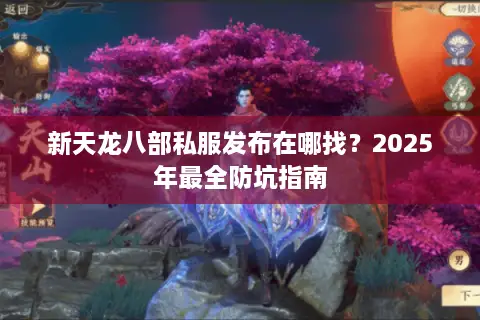 新天龙八部私服发布在哪找？2025年最全防坑指南