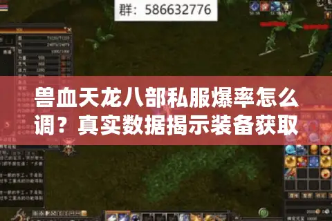 兽血天龙八部私服爆率怎么调？真实数据揭示装备获取规律