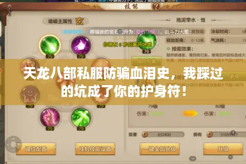 天龙八部私服防骗血泪史,我踩过的坑成了你的护身符! 天龙八部私服防骗血泪史,我踩过的坑成了你的护身符!