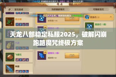 天龙八部稳定私服2025，破解闪崩跑路魔咒终极方案
