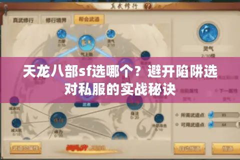 天龙八部sf选哪个?避开陷阱选对私服的实战秘诀 天龙八部sf选哪个?避开陷阱选对私服的实战秘诀