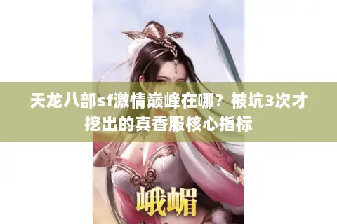 天龙八部sf激情巅峰在哪?被坑3次才挖出的真香服核心指标 天龙八部sf激情巅峰在哪?被坑3次才挖出的真香服核心指标