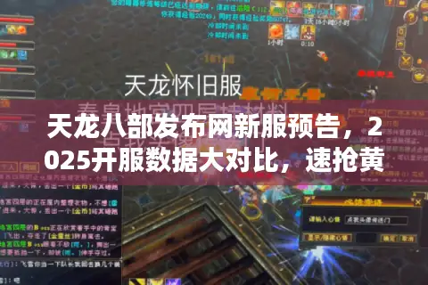 天龙八部发布网新服预告,2025开服数据大对比,速抢黄金进服位! 天龙八部发布网新服预告,2025开服数据大对比,速抢黄金进服位!
