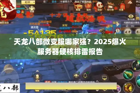 天龙八部微变服哪家强？2025爆火服务器硬核排雷报告