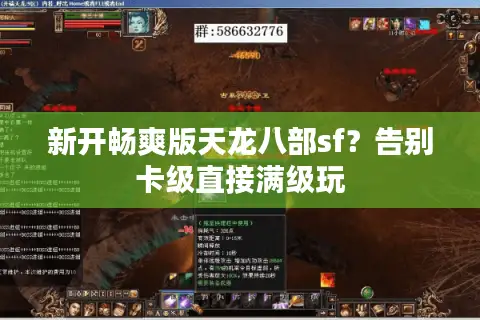 新开畅爽版天龙八部sf？告别卡级直接满级玩