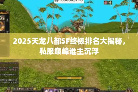 2025天龙八部SF终极排名大揭秘,私服巅峰谁主沉浮 2025天龙八部SF终极排名大揭秘,私服巅峰谁主沉浮
