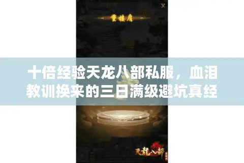 十倍经验天龙八部私服，血泪教训换来的三日满级避坑真经