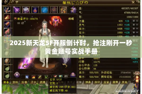 2025新天龙SF开服倒计时，抢注刚开一秒黄金账号实战手册