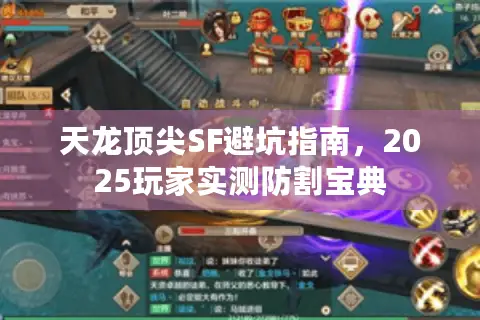 天龙顶尖SF避坑指南，2025玩家实测防割宝典