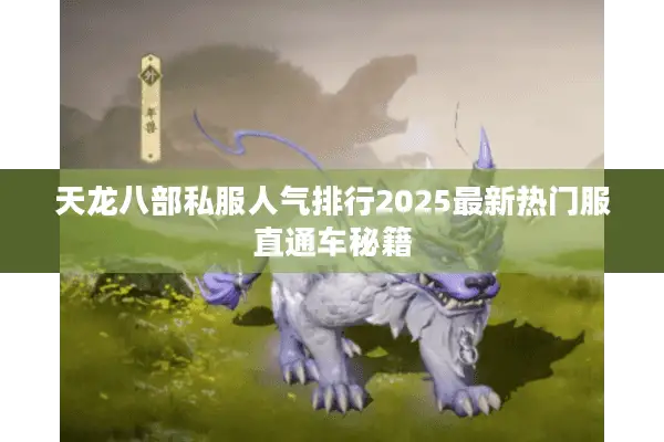 天龙八部私服人气排行2025最新热门服直通车秘籍