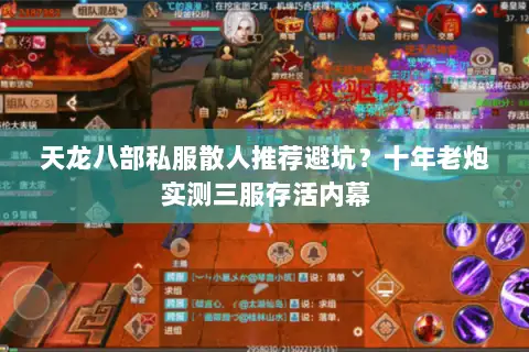 天龙八部私服散人推荐避坑？十年老炮实测三服存活内幕