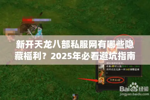 新开天龙八部私服网有哪些隐藏福利?2025年必看避坑指南 新开天龙八部私服网有哪些隐藏福利?2025年必看避坑指南