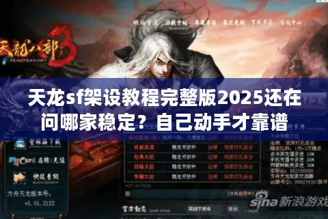 天龙sf架设教程完整版2025还在问哪家稳定？自己动手才靠谱