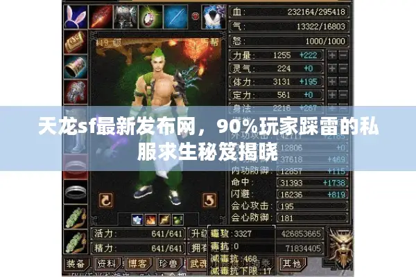 天龙sf最新发布网，90%玩家踩雷的私服求生秘笈揭晓