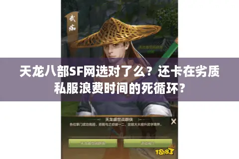 天龙八部SF网选对了么？还卡在劣质私服浪费时间的死循环？