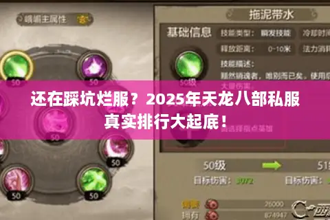 还在踩坑烂服？2025年天龙八部私服真实排行大起底！