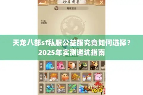 天龙八部sf私服公益服究竟如何选择？2025年实测避坑指南