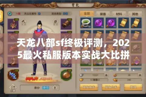 天龙八部sf终极评测，2025最火私服版本实战大比拼
