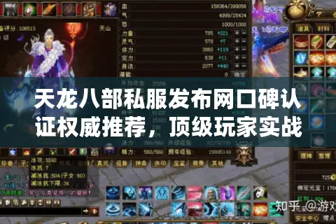 天龙八部私服发布网口碑认证权威推荐，顶级玩家实战避坑秘诀