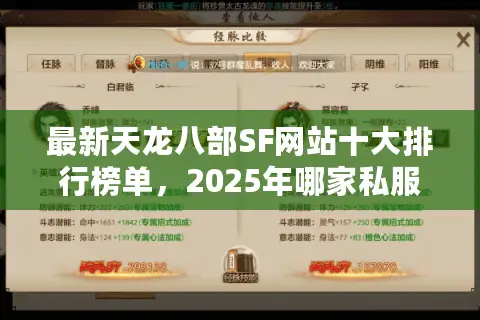 最新天龙八部SF网站十大排行榜单,2025年哪家私服最省心省钱? 最新天龙八部SF网站十大排行榜单,2025年哪家私服最省心省钱?