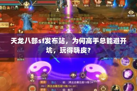 天龙八部sf发布站，为何高手总能避开坑，玩得嗨皮？