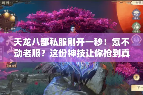 天龙八部私服刚开一秒！氪不动老服？这份神技让你抢到真·新服第一刀