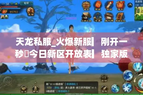 天龙私服_火爆新服▎刚开一秒◁今日新区开放表▎独家版本送重楼