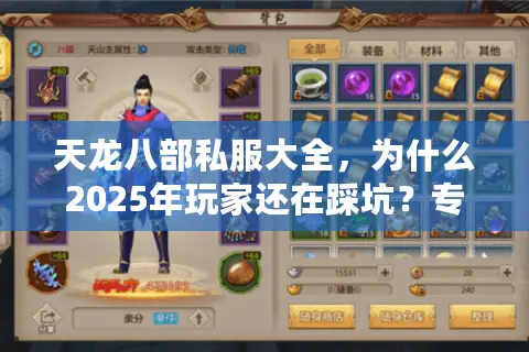 天龙八部私服大全，为什么2025年玩家还在踩坑？专家教你一步到位