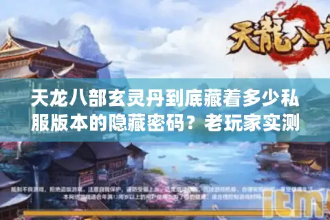 天龙八部玄灵丹到底藏着多少私服版本的隐藏密码?老玩家实测3类服的效果差 天龙八部玄灵丹到底藏着多少私服版本的隐藏密码?老玩家实测3类服的效果差