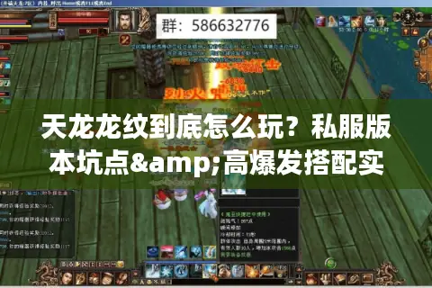 天龙龙纹到底怎么玩?私服版本坑点&高爆发搭配实战全解析 天龙龙纹到底怎么玩?私服版本坑点&高爆发搭配实战全解析