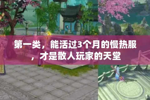 第一类，能活过3个月的慢热服，才是散人玩家的天堂