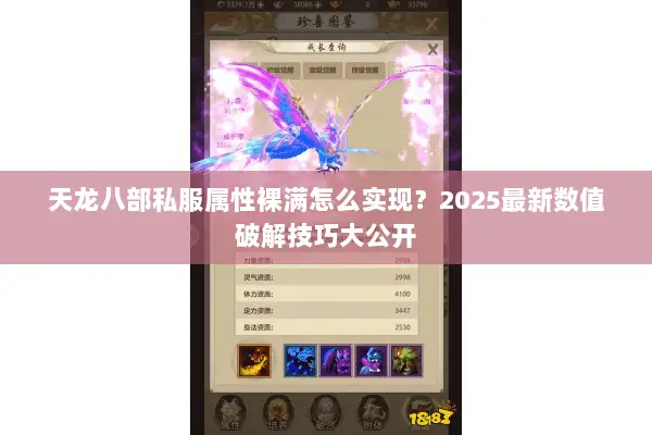 天龙八部私服属性裸满怎么实现?2025最新数值破解技巧大公开 天龙八部私服属性裸满怎么实现?2025最新数值破解技巧大公开
