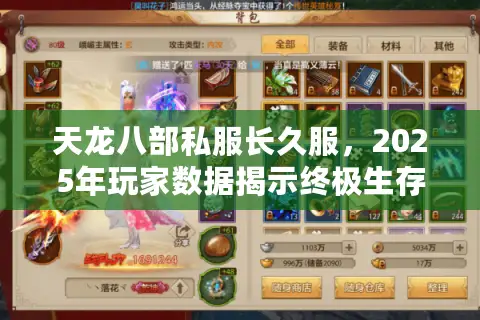 天龙八部私服长久服，2025年玩家数据揭示终极生存法则