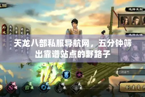 天龙八部私服导航网，五分钟筛出靠谱站点的野路子