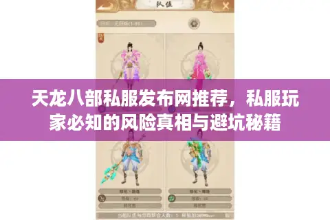 天龙八部私服发布网推荐，私服玩家必知的风险真相与避坑秘籍
