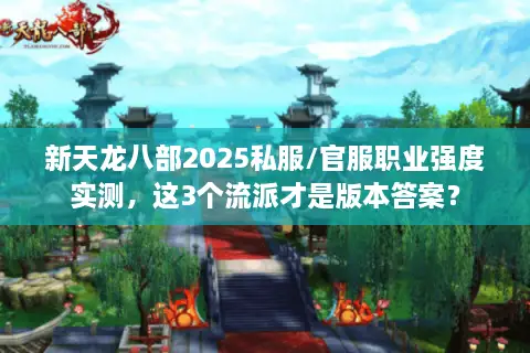 新天龙八部2025私服/官服职业强度实测，这3个流派才是版本答案？