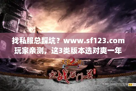 找私服总踩坑？www.sf123.com玩家亲测，这3类版本选对爽一年